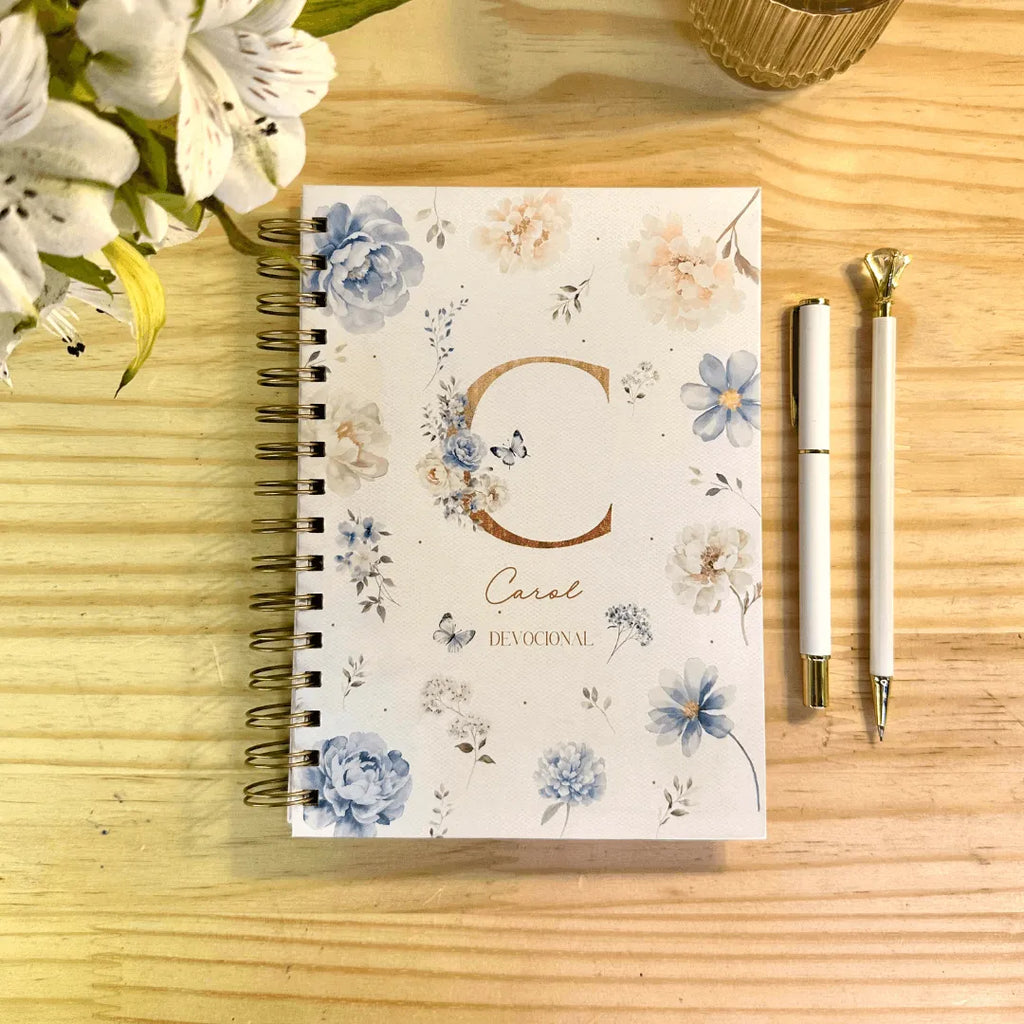 Devocional Mulheres da Bíblia - Monograma Azul